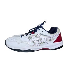 ASICS Men's GEL-RENMA Pickleball Sneaker Standard White Burgundy Size 13 F961123